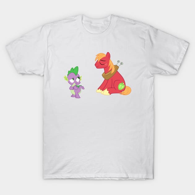 Big Mac and Spike 2 T-Shirt by CloudyGlow